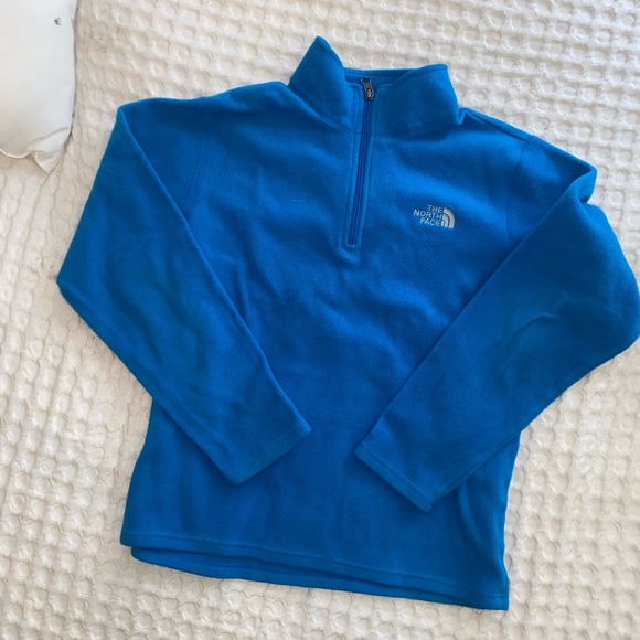 The North Face Vintage Blue Quarter Zip Pullover - Picture 2 of 4